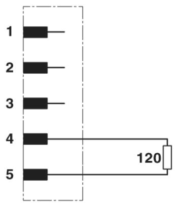 Termination resistor, SAC-5P