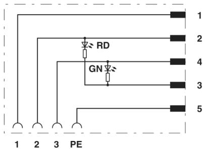 Valve connector, SAC-5P