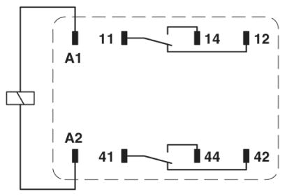 Single relay, REL-IR2