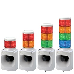 Electronic Audio Notification Device with LED Stack Lights