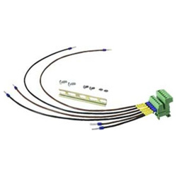 Terminal strip with cable harness