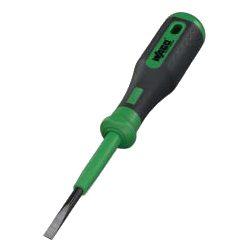 Screwdriver for Terminal Block Wiring with Insulating Shaft