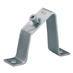 Angle support for DIN rail mounting