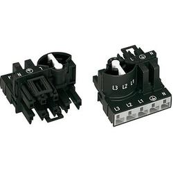 Distribution connector with strain relief housing 770