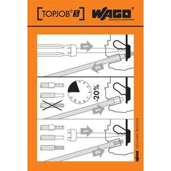 Stickers for operating instructions, for TOPJOB S-serial terminals, series 2001 / 2002 / 2004 / 2006 / 2010 / 2016