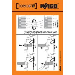 Stickers for operating instructions, for TOPJOB S-series 2001 / 2002 / 2004 / 2006 / 2010 / 2016 Bridge