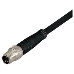 Sensor / actuator connector (pre-fab) M8 Plug, straight