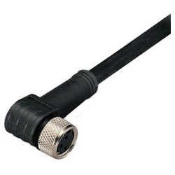 Sensor / actuator connector (pre-fab) M8 Socket, right angle 756-5102/030-015