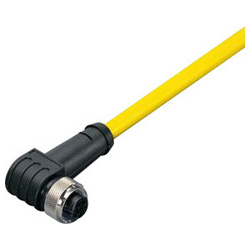 Sensor / actuator data cable (pre-fab) M12 Socket, right angle
