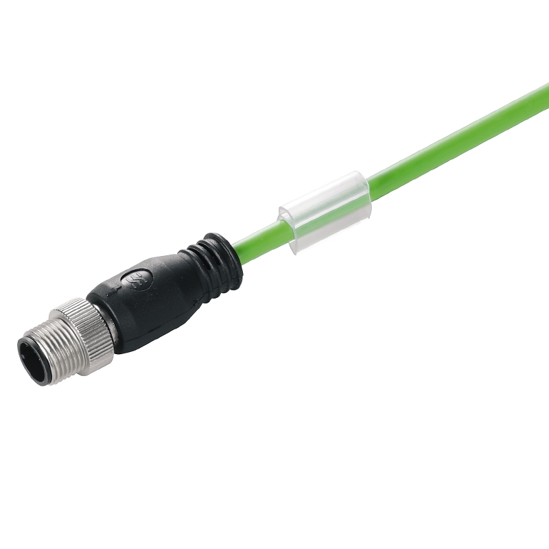 Copper Data Cable (Assembled), Connecting Line, Pin, Straight, RJ45, Shielded 1201210200