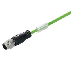 Copper Data Cable (Assembled), Connecting Line, Pin, Straight, RJ45, Shielded