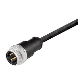 Sensor-Actuator Cable (Assembled), One End without Connector, 7 / 8", Pin, Straight