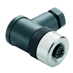 Round Plug (Field Customisable), Socket, Angled, M12 1021310000