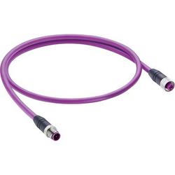 Sensor / Actuator Data Cable (pre-fab) M12 Socket, straight, Plug straight