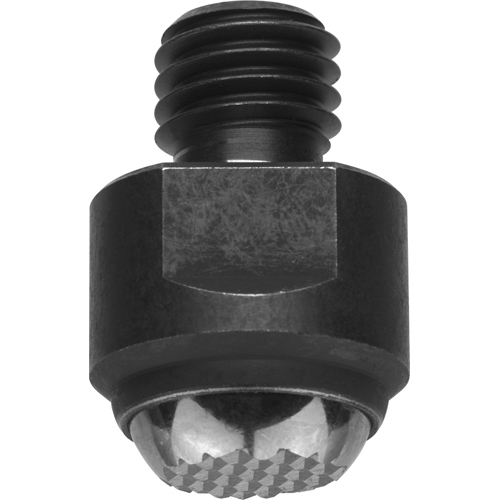 Set Screw with Flat-Faced Ball, Ribbed, 7110DFX