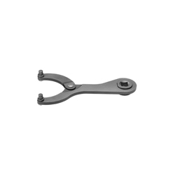 764Md Hinged pin wrench for nuts with 2 holes with torque-wrench fitting