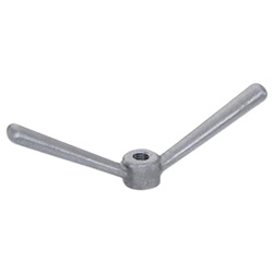 Clamp nuts with double lever, Malleable cast iron