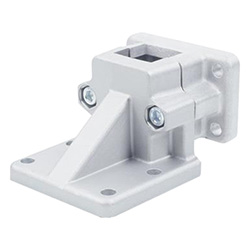 Flanged base plate connector clamps, Aluminium