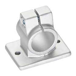 Flanged connector clamps, Aluminium