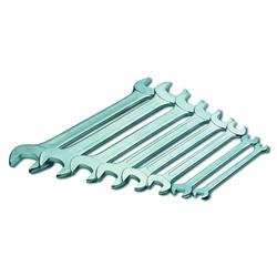 Double-ended open ring spanner set 112312