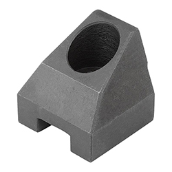 Jaw plate form A standard lower clamp jaw, mild steel (04422)