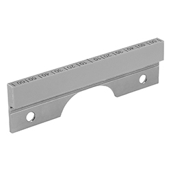 Jaw plate smooth version, tool steel (41320)