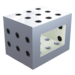 Bracket with grid holes form B, GJL300 (01247)