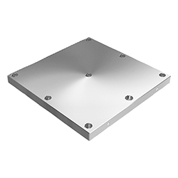 Interchangeable subplate with pre-machined clamping, form A, GJL300 (01127)