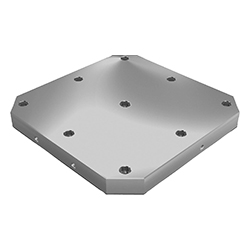 Subplate with pre-machined clamping, form A, GJL300 (01148)