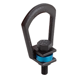 Hoist ring, carbon steel, with side swivel (07775)