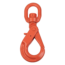 Swivel hook with plain bearing, form A steel (07794)