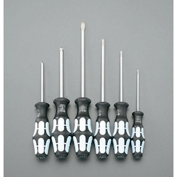 (+)(-) Screwdriver Set (6 Pcs) [Stainless Steel] EA560A