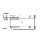 Precise Automatic Lathe Tool - Plunging Type 7.0-150-TL-UT120