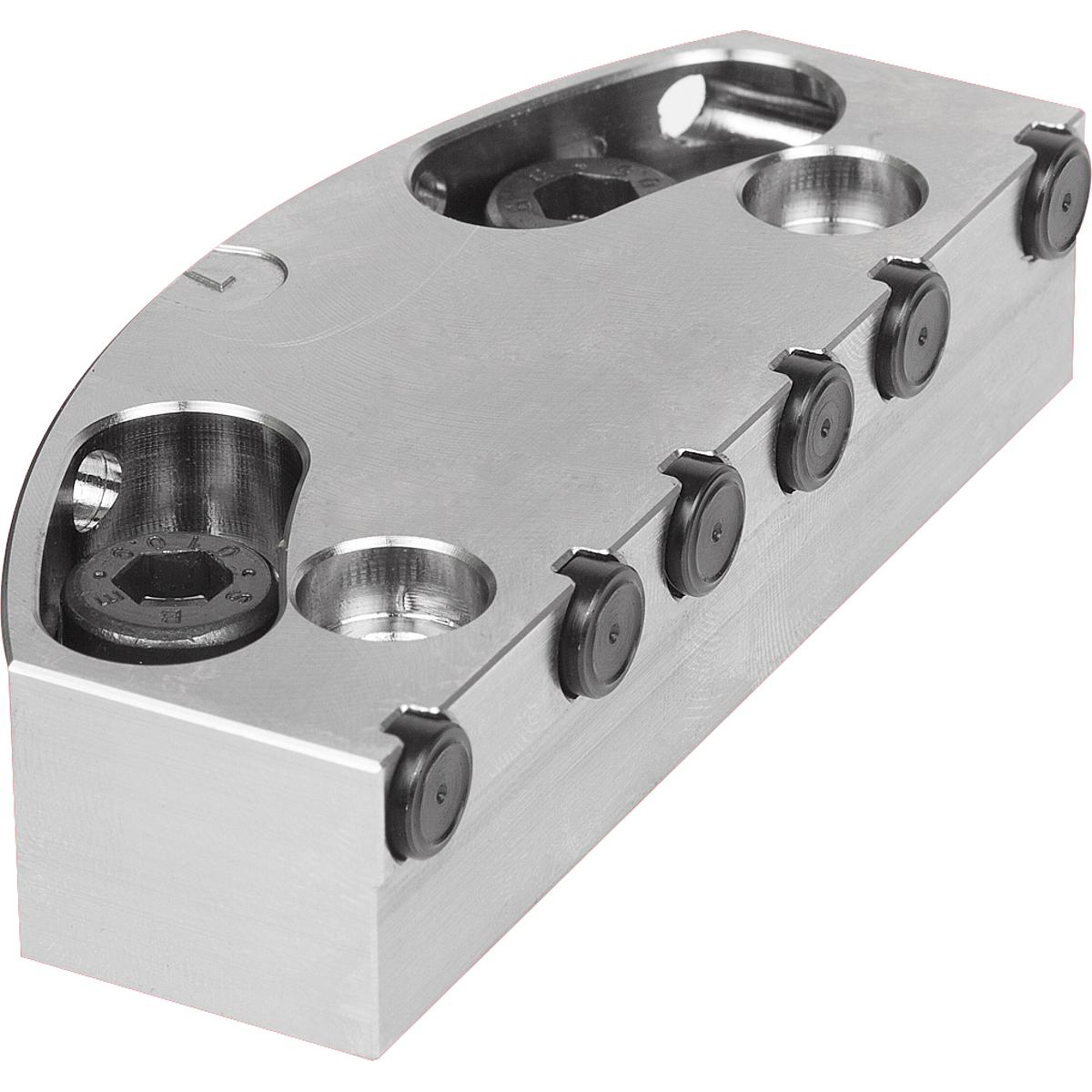 Jaw plates with pins for pendulum jaw 5-axis clamping system compact (K1001)