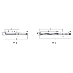 Throw-Away Drill, 4 Series Holder, Morse Taper Shank 22040S-005M
