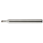 PCD End Mill with 2 Flutes and Corner Radius for Carbide Machining DCRE-2