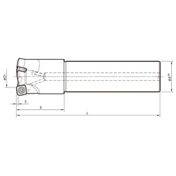 Kyocera Milling Holder MFH40-S32-10-4T