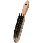 Bristles 3 Rows - Wood Handle Hand Brush