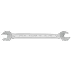 Double-ended open ring spanner