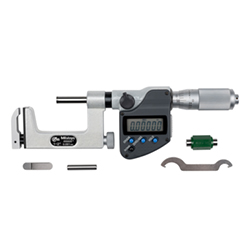 Digital Interchangeable Anvil Micrometer, Inch/Metric