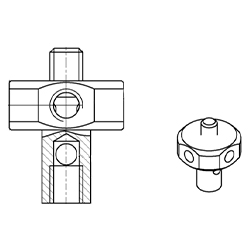 5-way Stylus Holder M2, Rotatable