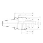 Zero Fit Type Milling Chuck (BT Shank)