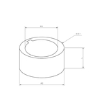 Side Cutter / Horizontal Milling Cutter Arbor Collar