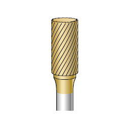 Titanium Coated Carbide Cutter, Shaft Diameter ⌀6.0 21613