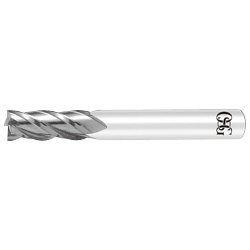 4-Flute, for Steel / Aluminum Alloy, Balance Check Short CRN-EMS CRN-EMS-3