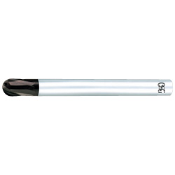 2-Flute, Ball End with Lubricant Hole (High-Rigidity) FXS-HO-EBDS FXS-HO-EBDS-R10X20