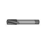 Taper Tap Series for Pipes Short Screws for Stainless Steel Long Shank LT-SUS-S-TPT LT-SUS-S-TPT-3/8-19X120