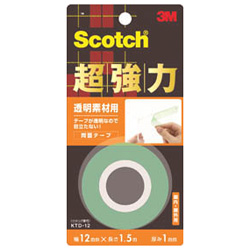 Scotch Ultra-Strong Double-Sided Tape Transparent Material-Use