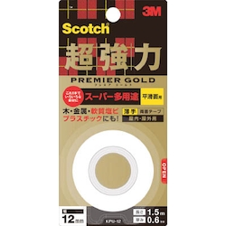 Scotch Ultra-Strong Double-Sided Tape Premium Gold Super Multi-Purpose Thin KPU-25