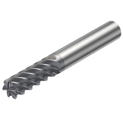 CoroMill Plura End Mill For Finishing, Cylindrical Shank With Corner Radius R215.28-20050DAC38H-1610